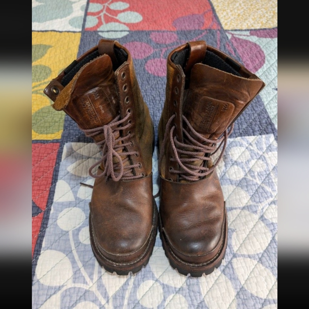 Timberland Tackhead Leather/Canvas Men's Boots